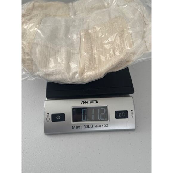 Maeve Anthropologie Peplum Top Womens Small Petite Ivory Patchwork Textured NWT - Picture 12 of 12